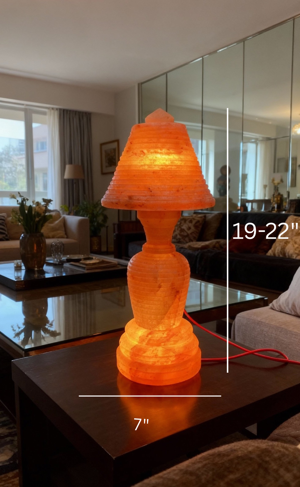 Luxury XL Himalayan Salt Lamp | Statement Decor