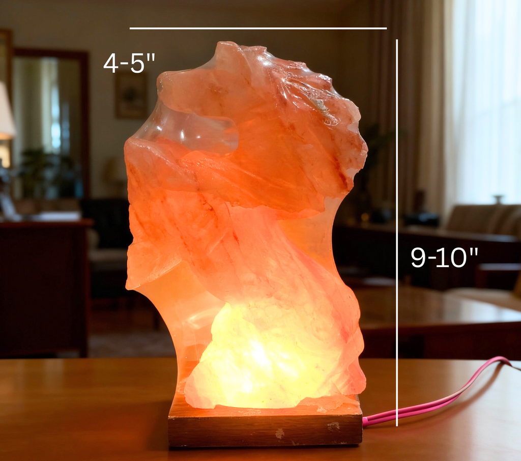 Horse Carved Himalayan Salt Lamp | Pakistan Decor