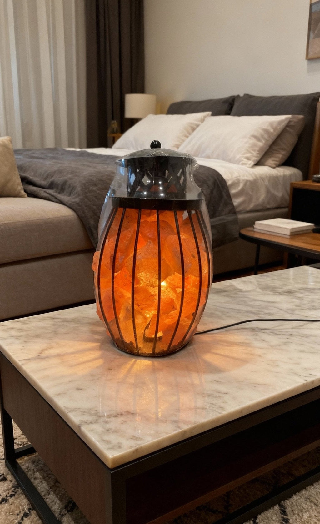Cozy Laal Tan Himalayan Salt Lantern | Pakistan