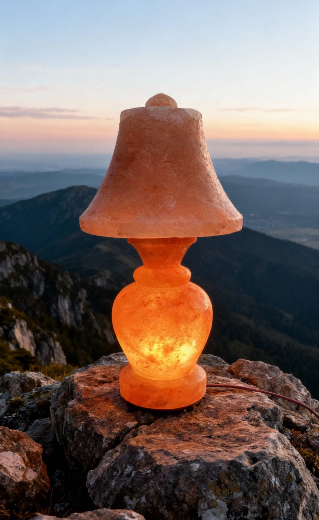 Artisan Himalayan Salt Table Lamp | 2 Piece Set