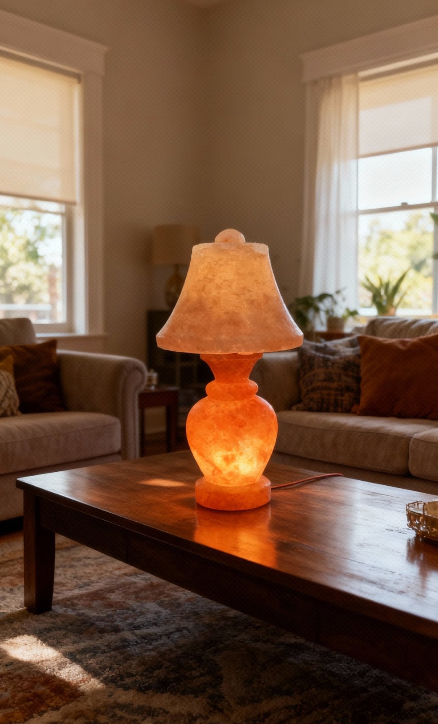 Artisan Himalayan Salt Table Lamp | 2 Piece Set